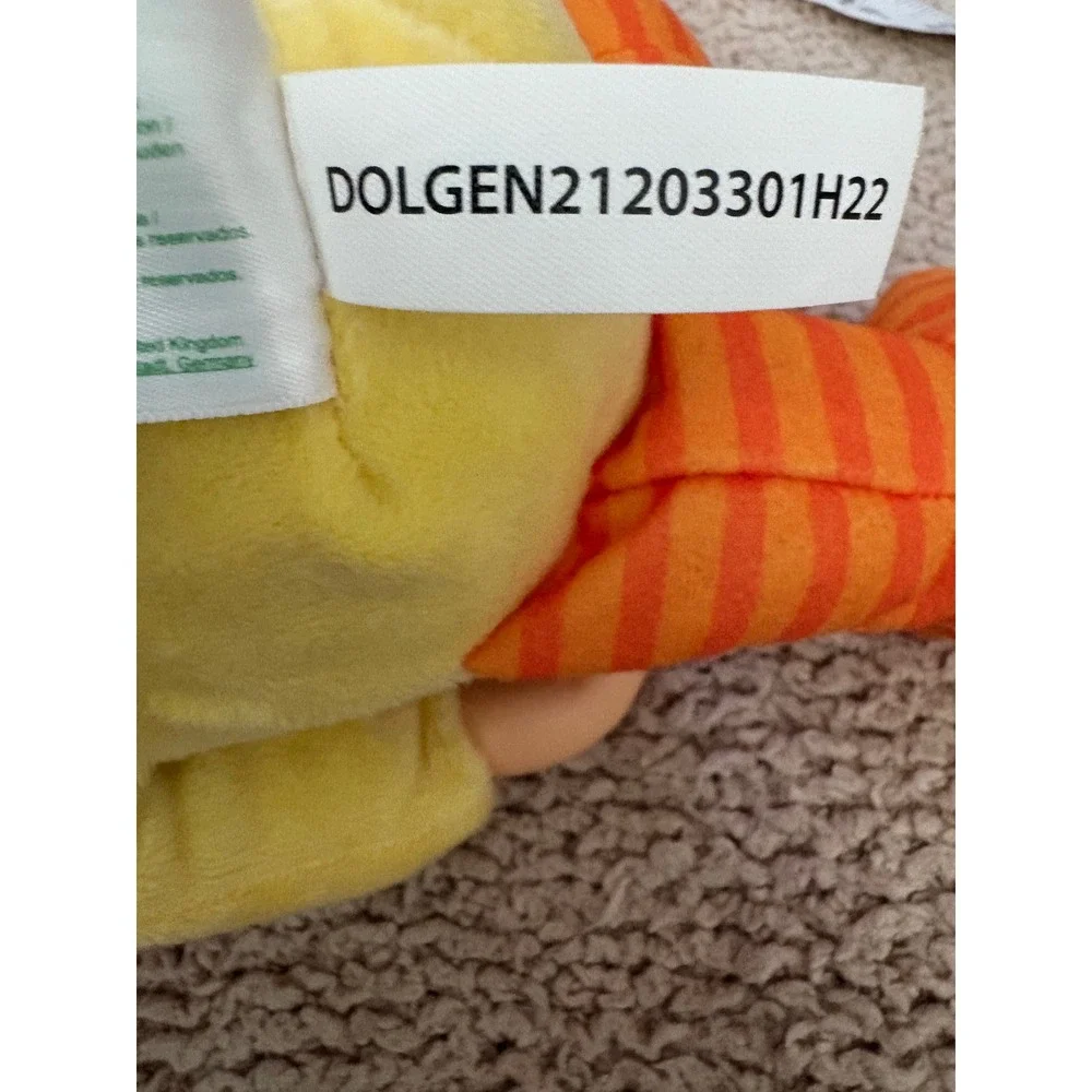 Cabbage Patch Kids Cuties Yellow Chick Plush Doll Green Eyes 9in CPK Doll